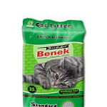 BENEK Super Standard Green Forest nisip pentru litiera, miros de pin 25 L, BENEK