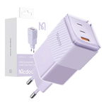 Incarcator Mcdodo GAN 67W cu doua porturi USB-C si USB-A (mov), Mcdodo