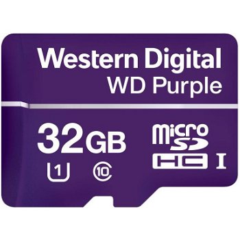 Micro Secure Digital Card Western Digital, 32gb, Clasa 10, Purple, Fara Adaptor