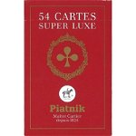 Carti de joc Super Luxe grafica in stil francez rosu, Piatnik