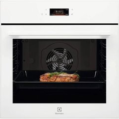 Cuptor electric incorporabil, Electrolux LOE8F38V, clasa A+, 72 litri, 17 functii, grill, afisaj digital, control touch, timer, inchidere amortizata usa, autocuratare catalitica, 3490 W, alb Cuptor electric incorporabil, Electrolux LOE8F38V, clasa A+, 72 litri, 17 functii, grill, afisaj digital, control touch, timer, inchidere amortizata usa, autocuratare catalitica, 3490 W, alb