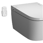 Set vas WC suspendat Vitra Metropole Rim-Ex V-Care Smart Basic 60cm, capac cu inchidere lenta si functie de bideu