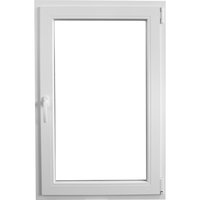 Fereastra PVC, 5 camere, alb, 76 x 136 cm 