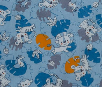 Set protectii patut bebelus Tiger Jungle 50 x 100 cm, Kids Decor
