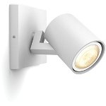 Spot LED Smart PHILIPS Hue Runner, 5W, 350lm, Wi-Fi, alb