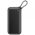 Baterie Externa Baseus Powerful Durable 20000 Mah Cu Carlig Si Porturi Usb Type-c Pd + Quick Charge 3.0 Qc 3.0 Black (ppkc-a01)