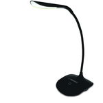 Lampa LED, Esperanza Acrux ELD103K, brat flexibil 21 cm, alimentare duala, cablu 110 cm, 4 x AAA, neagra, ESPERANZA