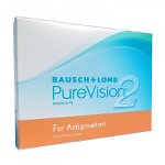 Pure Vision 2HD Astigmatism lunare 3 lentile/cutie, Bausch & Lomb
