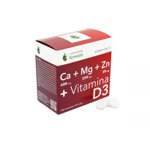 Calciu+Magneziu+Zinc +Vitamina D3 120 comprimate Remedia, Remedia