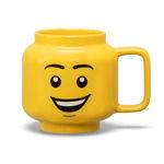 Cana mare LEGO din ceramica , Cap de baiat fericit, LEGO®