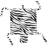 KLRK Home Wild B&W Zebra pătură mini cu animal de pluș Gustav 80x46 cm 1 buc, KLRK Home