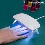 Lampa pentru unghii LED UV Pocket InnovaGoods, 13x7x2 cm, InnovaGoods