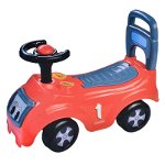 Masinuta cu volan pentru copii, plastic, Rosu, General