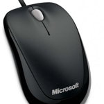 Compact Optical Mouse 500, wired. USB, 3 buttons including scroll wheel button, black