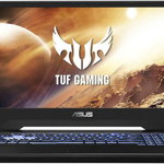 Laptop Gaming Asus TUF FX505DU-BQ024 (Procesor AMD Ryzen 7 3750H (4M Cache, up to 4.00 GHz), 15.6" FHD, 8GB, 512GB SSD, nVidia GeForce GTX 1660Ti @6GB, Negru)
