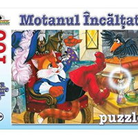 Puzzle Noriel cu povesti 100 de piese - Motanul incaltat
