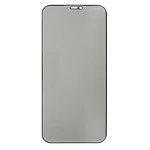 Folie de sticla securizata IdeallStore® pentru protectie compatibila iPhone 12 Pro Max, 3D, Anti-spy, neagra, acoperire full-cover