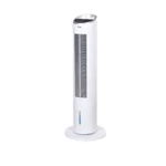 Ventilator tip turn cu racire si oscilatie, Zilan ZLN-1010, 60W, conectare WIFI, 3 viteze, Inaltime 100 cm, Alb