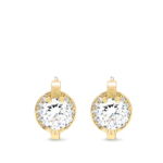 Cercei - Crystal Rain Drop - placati cu aur 18K, Chic Bijoux