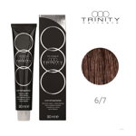 Vopsea crema pentru par COT Trinity Haircare 6/7 Nuc, 90 ml, Colours of Trinity