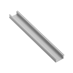 Capac pentru profil pentru benzi cu LED-uri GLAX Mini Silver, aluminiu 2 m, argintiu, Arabesque