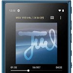 MP4 Player Sony Walkman NW-A105L, Hi-Res Audio, Android 9.0, Ecran HD tactil, Bluetooth, NFC, Wi-Fi, Autonomie 26 ore, LDAC, 16GB, Albastru