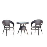 Set mobilier de grădină Bistro, 3 piese, 