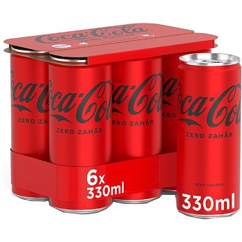 Set 6 doze Coca Cola Zero 330mL, Coca Cola