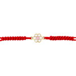 Bratara snur si aur 14k Pink Flower, Producator 7 ( Kids Aur )