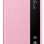 Samsung Husa de protectie tip Book Clear View Pink pentru Galaxy S20 Ultra/S20 Ultra 5G