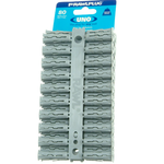 Diblu universal RawlPlug Uno, gri, nylon, 10 x 36 mm, 80 bucati, RawlPlug
