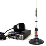 Statie radio Pachet statie radio CB Midland M10 ASQ Digital, 12V + Antena CB PNI ML70, lungime 70cm, 26-28 MHz, magnet 145 mm inclus, Midland