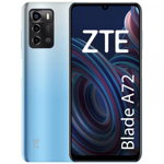 Telefon Mobil ZTE Blade A72, Procesor Unisoc SC9863A Octa-core, IPS LCD Capacitive Touchscreen 6.75inch, 3GB RAM, 64GB Flash, Camera Tripla 13+2+2MP, Wi-Fi, 4G, Dual Sim, Android (Albastru), ZTE