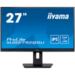 IIYAMA 27" ETE IPS-panel, ULTRA SLIM LINE, 2560x1440 WQHD, 5ms, FreeSync, 15cm height adj. stand, 350cd/m², VGA, HDMI, DisplayPo, IIYAMA