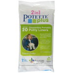 Pungi Potette Plus Biodegradabile de Unica Folosinta pentru Potette Plus 20 buc