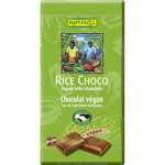 Ciocolata vegana cu lapte de orez, eco-bio, 100g - Rapunzel, Rapunzel
