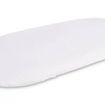 Cearsaf de bumbac jersey cu elastic Sensillo 90x40 cm alb, Sensillo