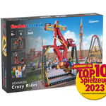 Casuta de papusi din lemn XXL cu lift si tobogan Ecotoys TL49059