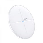 Incarcator pad wireless TOPK Fast. Charge 10W interfata USB Type-C design slim alb