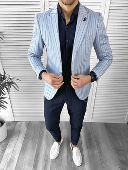 Tinuta barbati smart casual Pantaloni + Camasa + Sacou 10116, 