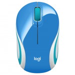 Mouse Wireless Logitech M187 USB Albastru