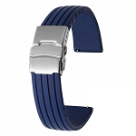 Curea ceas din silicon 22 mm pentru Galaxy Watch 3 45mm Gear S3 Frontier Huawei watch GT 3 Huawei Watch GT 2 46mm Huawei Watch GT albastru, krasscom