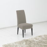 Husă scaun multielastică Denia gri deschis, 40 x 60 cm, set 2 buc., 