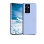 Husa pentru Samsung Galaxy S21 Ultra, Silicon, Albastru, 54074.58