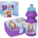 Set pentru pranz cu sticla si cutie de sandwich Frozen, Luna