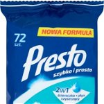 Servetele Umede pentru Baie PRESTO, 72 Buc/Set, Presto
