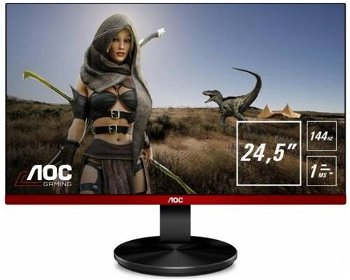 Monitor Gaming LED VA AOC 25G3ZM/BK, 24.5", Full HD, 240Hz, AMD Freesync Premium, negru