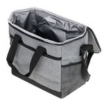 Geanta termoizolanta pentru picnic sau plaja, capacitate 16l, culoare gri, AVEX