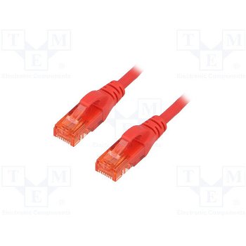 Cablu retea DIGITUS Premium 1612 CAT6 Patch Cable UTP 0.5m Red