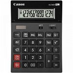 Calculator birou Canon AS2400, 14 digiti, ribbon, display LCD ajustabil, functie business, tax si conversie moneda, Canon